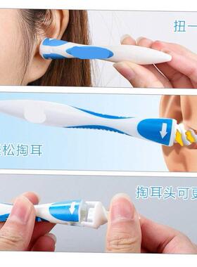 Ear Wax Cleaner Removal Easy Swab Earwax Soft Head Clean Ear
