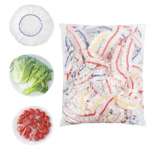 Plastic Bowl Covers Food Covers, Colorful Reusable Elastic S