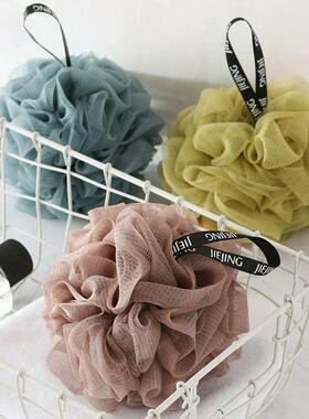Soft Mesh Bath Sponge Balls Nylon Cleaning Brush Shower Puff