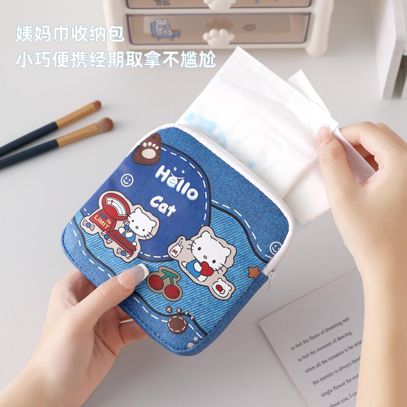 新款卡通收纳包女生生理期卫生巾包姨妈包防水便携姨妈巾收纳小包