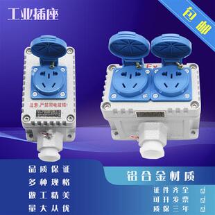 包邮/防爆插座工业开关插座检查EX标识墙壁明装220v10a16防爆开关