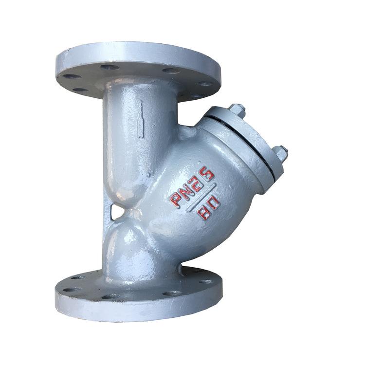 GL41H-16C铸钢过滤器Y型过滤器304滤网法兰过滤器DN15~DN300