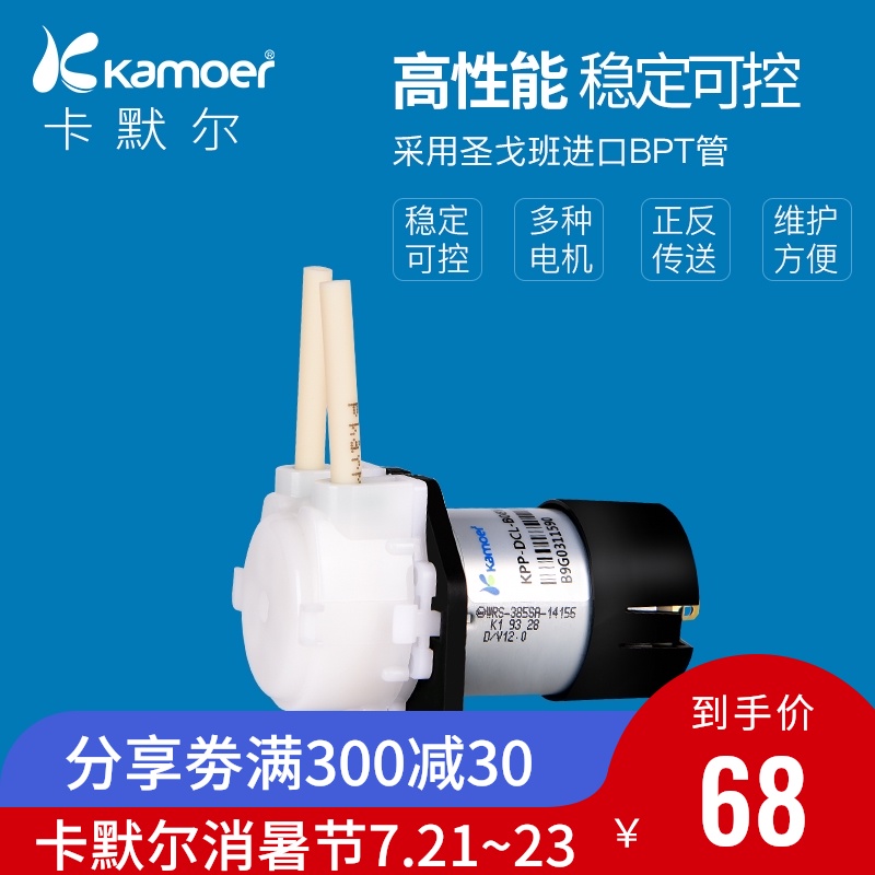 卡默尔实验室蠕动泵12v抽水泵自吸泵循环电动小泵迷你微型24v水泵