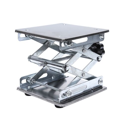 实室5升降台小型升降台不0锈钢升降台微型升降台放水平仪 100*1验