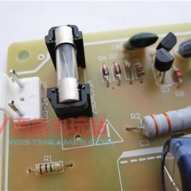 PS2 3W游戏机电源板 PS2电路板3000x 变压器火牛110-220V电源直插