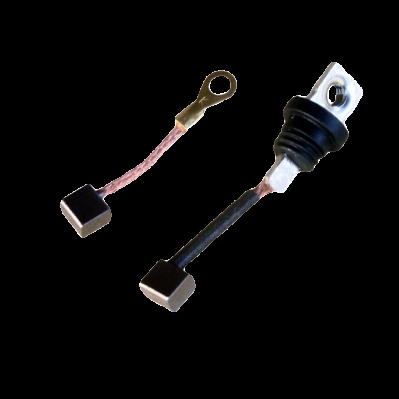 JY110灵雅F8福发JqS灵颖JYM适用建设雅马哈弯梁摩托车马达碳刷炭