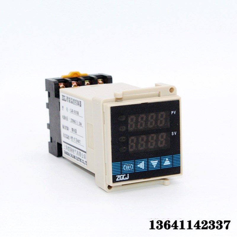 温控仪 智能数显温度控制器 导轨式安装 CJG-8101-DG 温控器 11脚