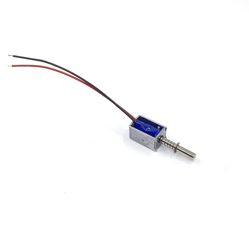 DC 5Vc6V9V12v电磁铁微型电磁阀 柜锁 框架推拉电子锁弹簧复位