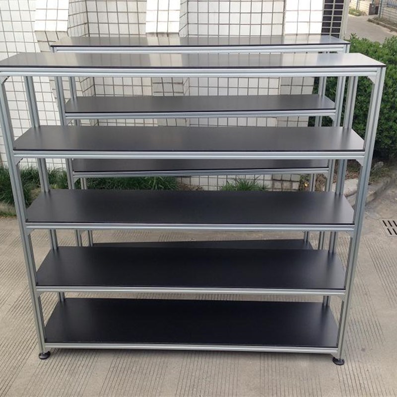 铝型材车间工厂物料架 可放隔板 可按要求尺寸定做 方便组装