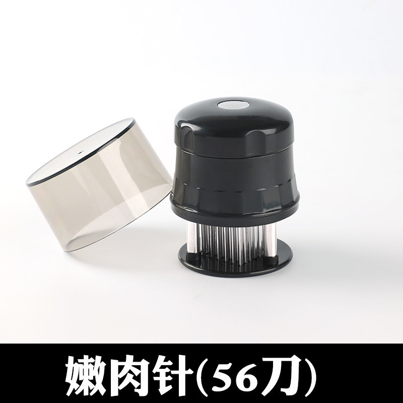 敲肉锤松肉针不锈钢细打孔锤肉器牛排针牛扒鎚子家用嫩肉针插肉针图片
