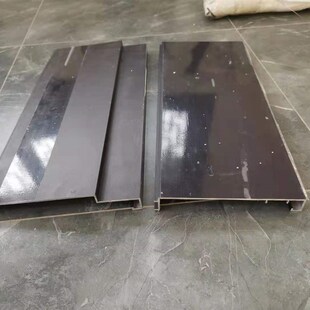 仿古铝代木挂落花格门楣连廊垂花柱铝构件檐口里口木铝合金封檐板