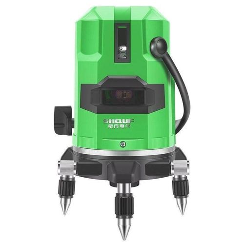 紫外线水平仪水平铺5激光绿转正尺两线线地砖水准仪高精度旋