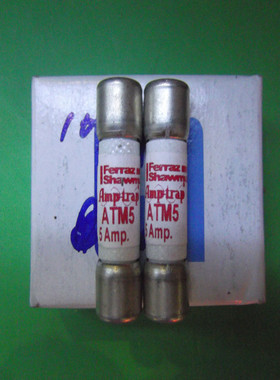 ATM5 Ferraz法国罗兰10X38陶瓷熔断器/保险丝 5A 600V 全新正品