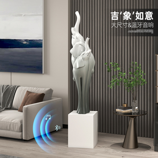 现代轻奢象落地摆件家居饰品客厅玄关工艺品雕塑高级感乔迁新居