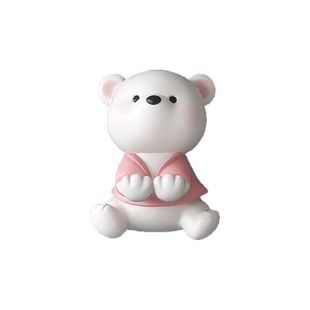 可爱熊墙面装饰壁挂入户玄关钥匙门后挂钩卧室衣帽架挂衣钩儿童房