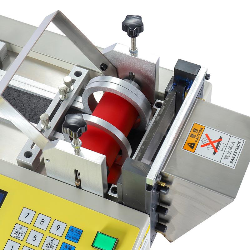 切电脑管机小型全自动切机VCP热裁缩管硅胶橡胶套管钢丝绳YUG切断