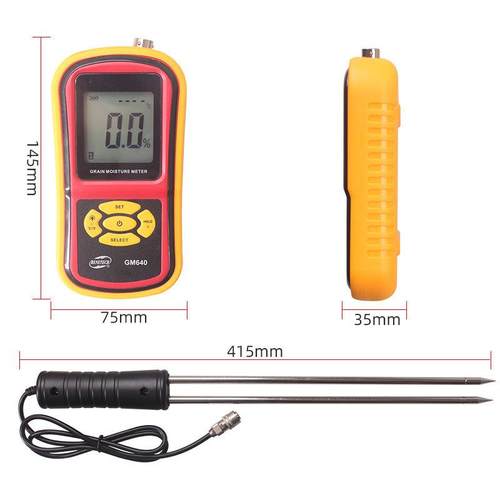 M640不锈钢属探头ED大屏G数金字显示粮食水L分无品牌/测试仪