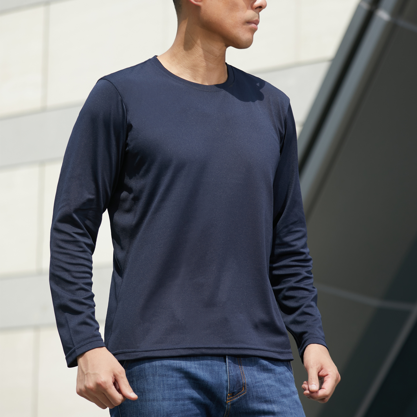 固固锋速5.0速干圆领长袖吸湿排汗抗菌耐磨体能上衣打底衣polo衫