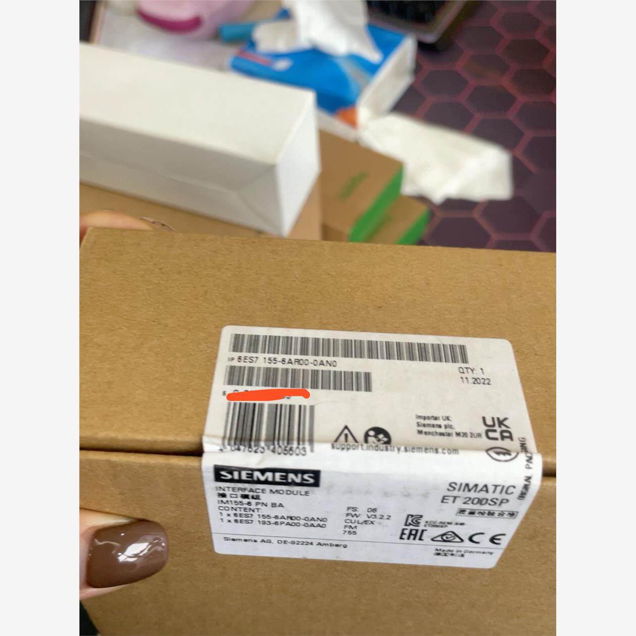 6ES7155-6AR00-0AN0全新原装正品就一个，图片议价！
