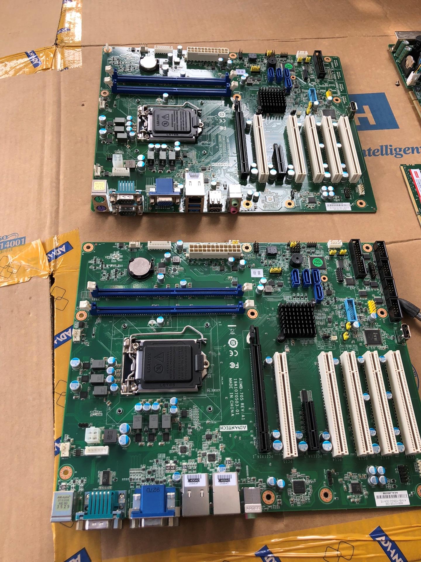 研华六七代主板，AIMB-705G2与AIMB-705VG议价！