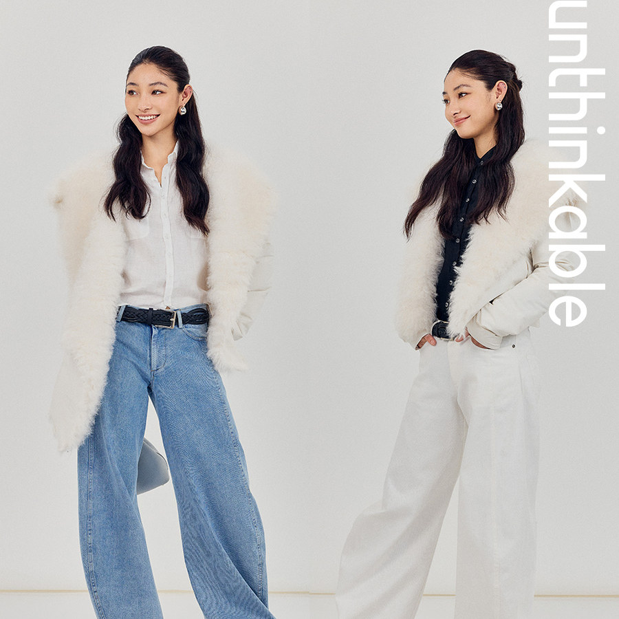 unthinkable 双色双羽绒服