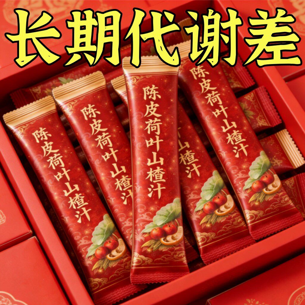 90倍浓缩陈皮荷叶汁营养休闲懒人