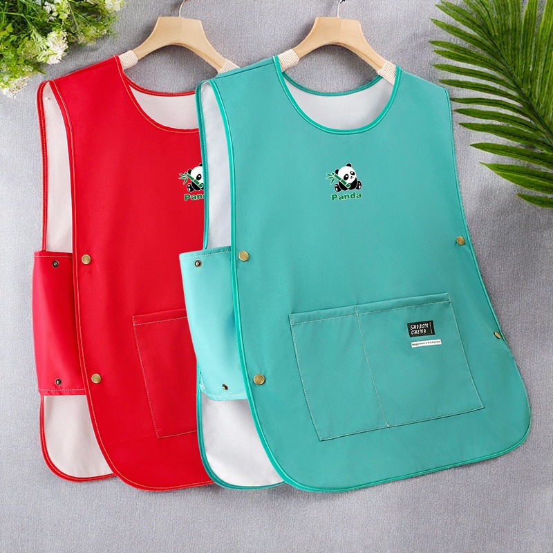 背心马甲式围裙厨房家用可爱工作服上班专用2025新款防水防油定制