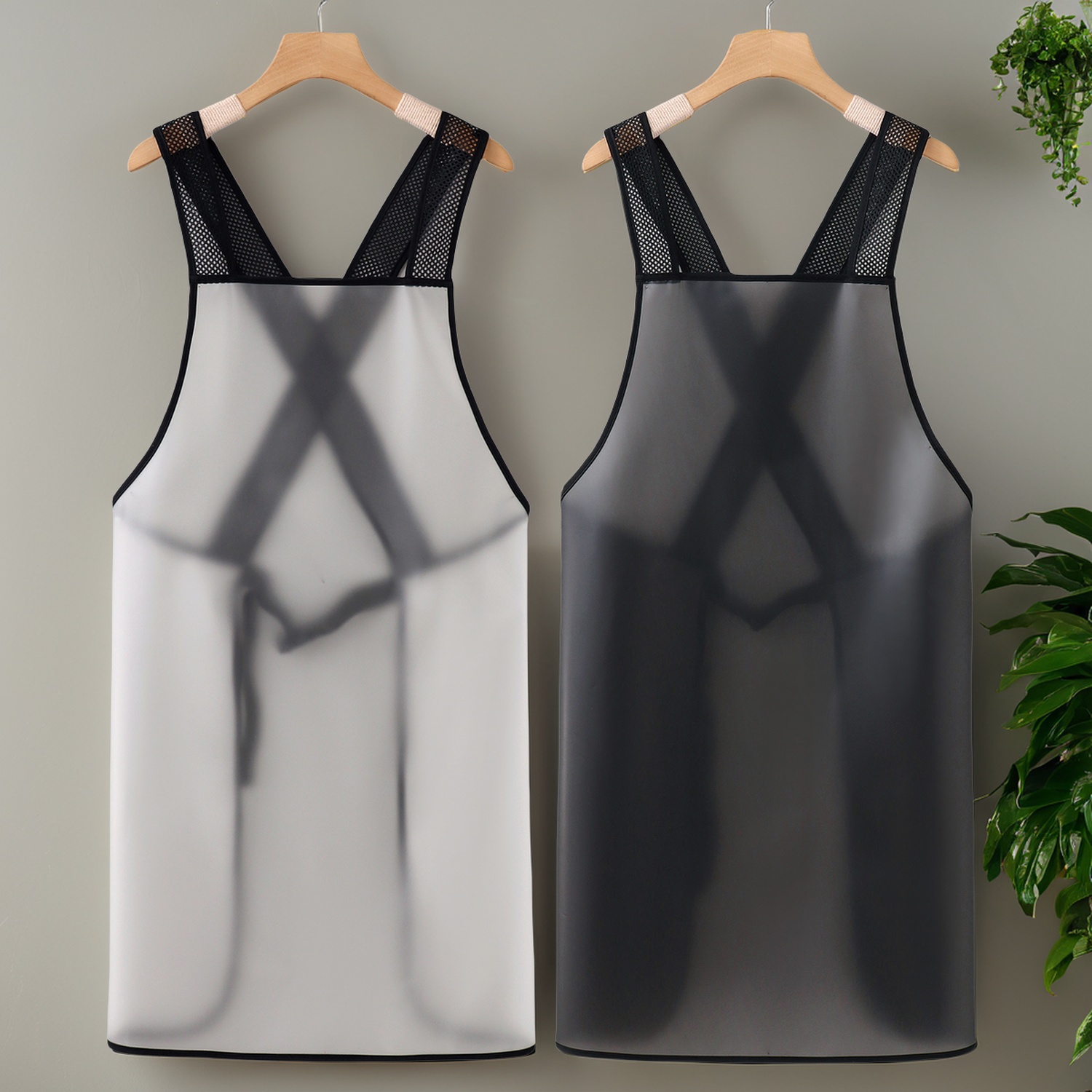 TPU防水防油围裙厨房专用