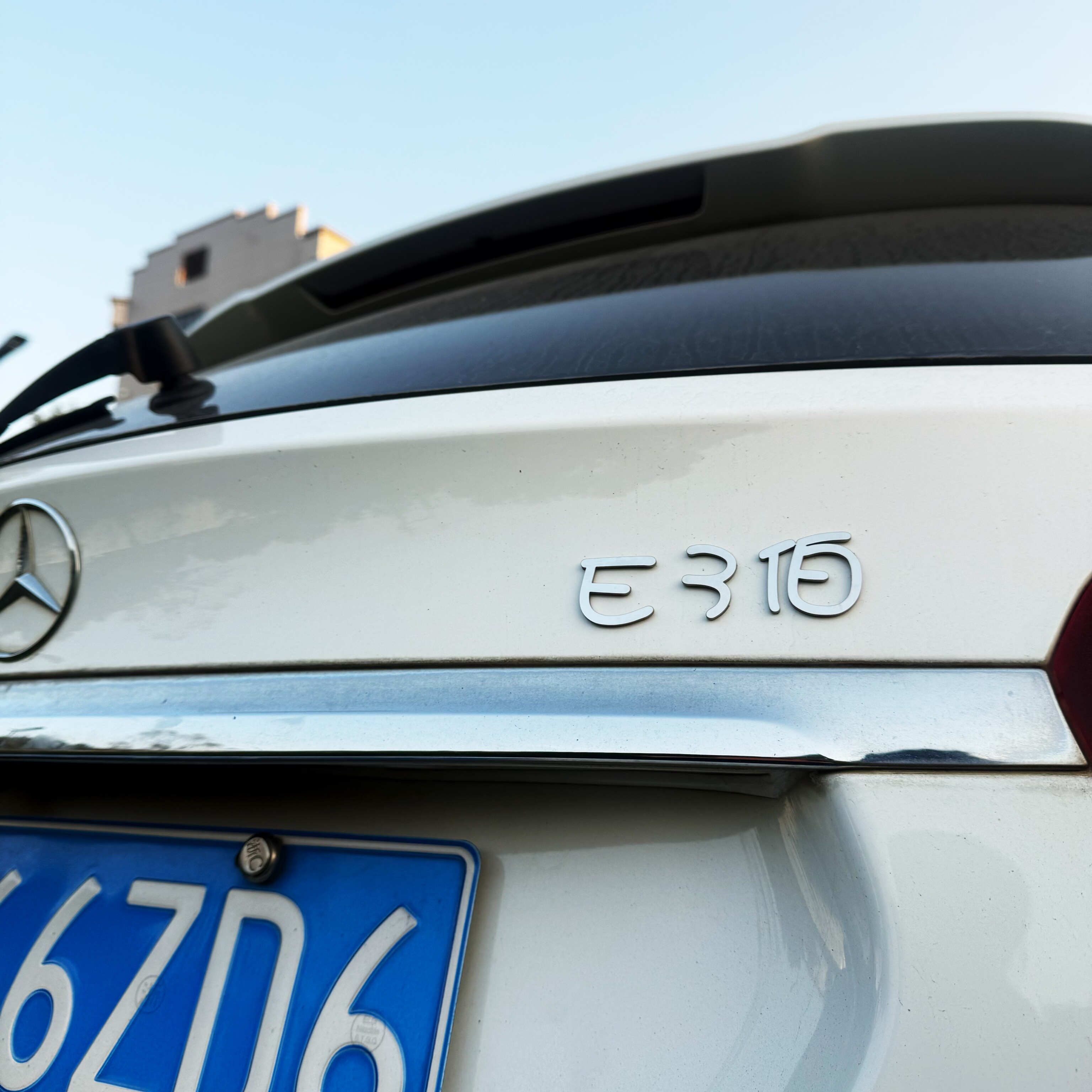 奔驰车标改装文字不锈钢金属材质自定义定制创意个性搞笑E3伯车贴