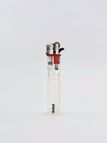 【Firechicka】日系简约圆柱造型打火机可充气砂轮打火机家用耐温