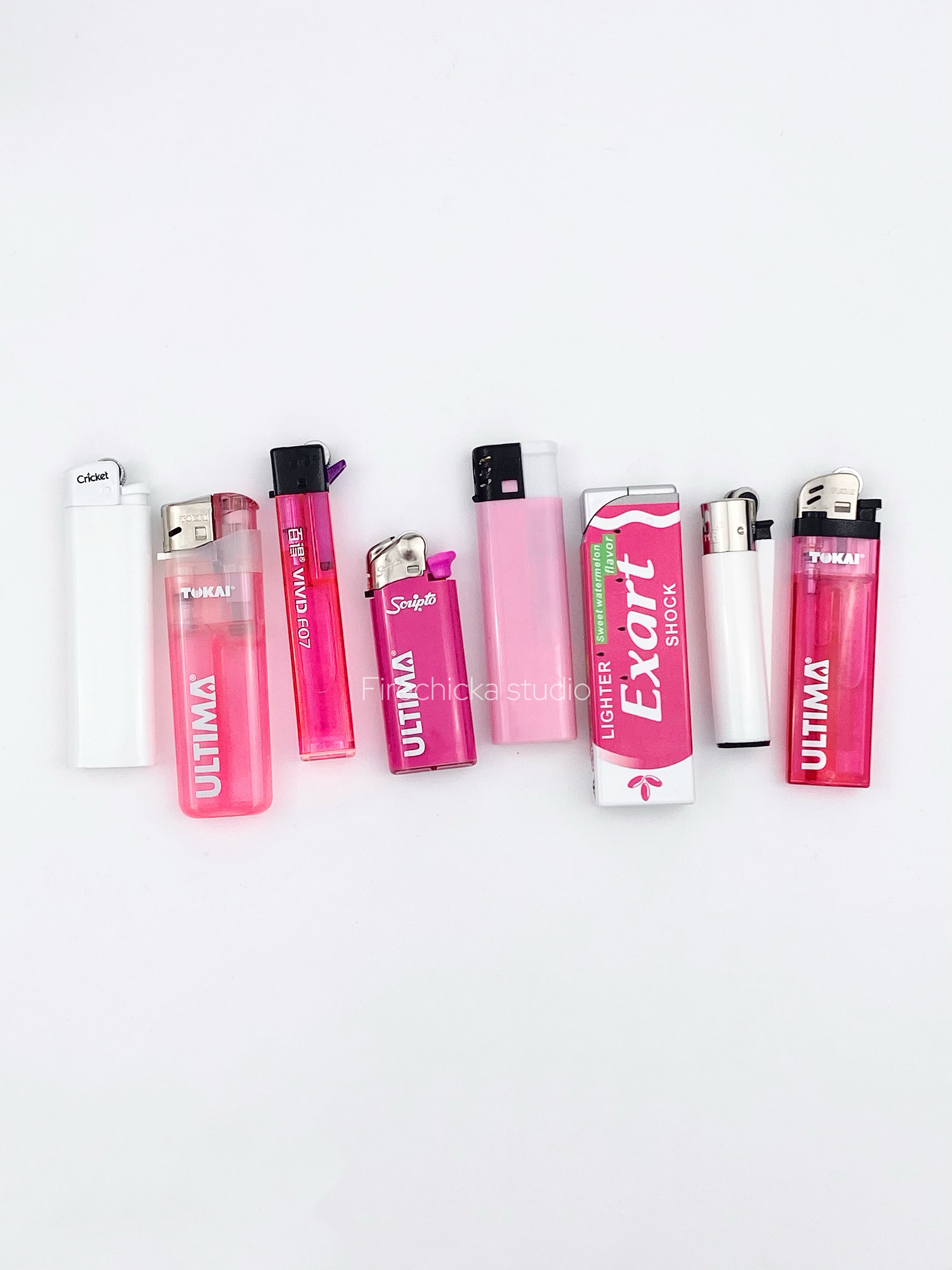 【Firechicka】tone in tone粉色系打火机组合套装创意礼品女生