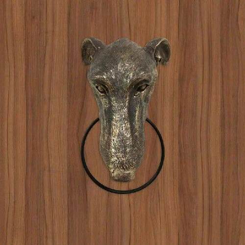 Resin Door Knocker Easy Clean Large Attractive Sculpture