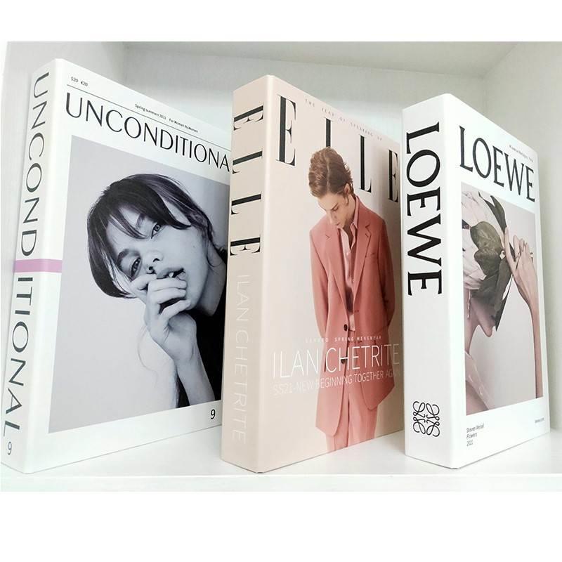 Ins Fashion Fake Books for Decoration Home Decor Coffee Tabl