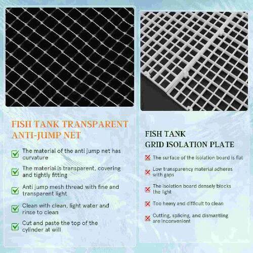 Anti-jump Net for Fish Tank Anti-escaping Netting Aquarium