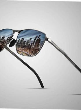 VEITHDIA Brand Men's Vintage Square Sunglasses Polarize