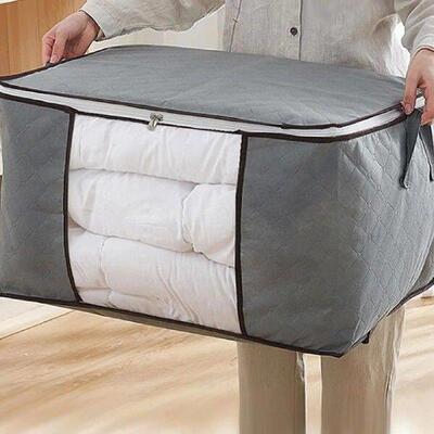 Bedding Storage Bag 60x40x35cm Blanket Organizer Bag