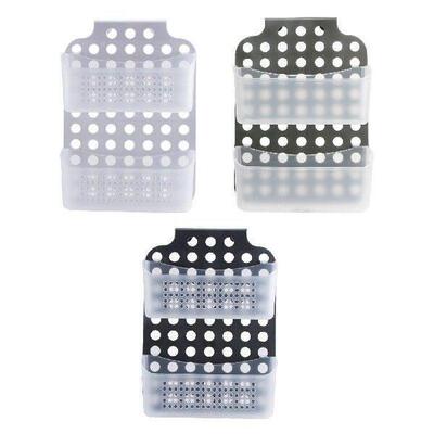 Adjustable Storage Bins with Removable Baskets over Door