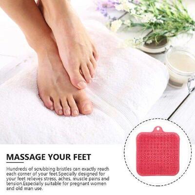 1Pcs Foot Massage Pad with Exfoliating Bristles for Callus