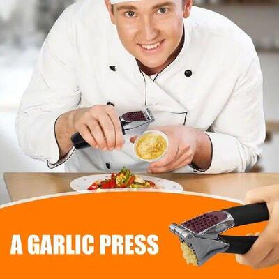 Garlic Mincer Tool Manual Garlic Smasher Presser Zinc Alloy