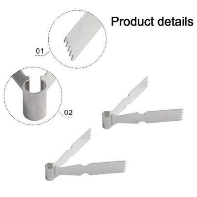 Stainless Steel Pastry Tongs Set of 4 Perfect for Baking