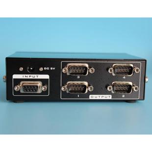 原装迈拓MT-RS104串口分配器1分4切换DB9针COM口RS232集线器传输