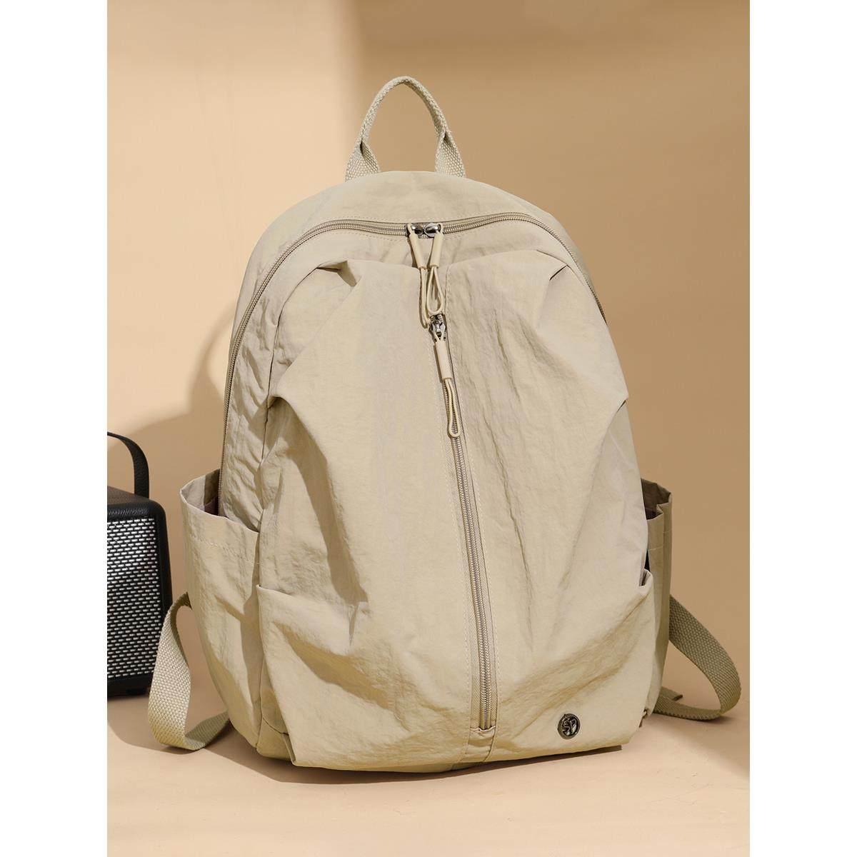 超轻便防水尼龙布双肩包女户外旅行登山大容量背包男旅游小背包