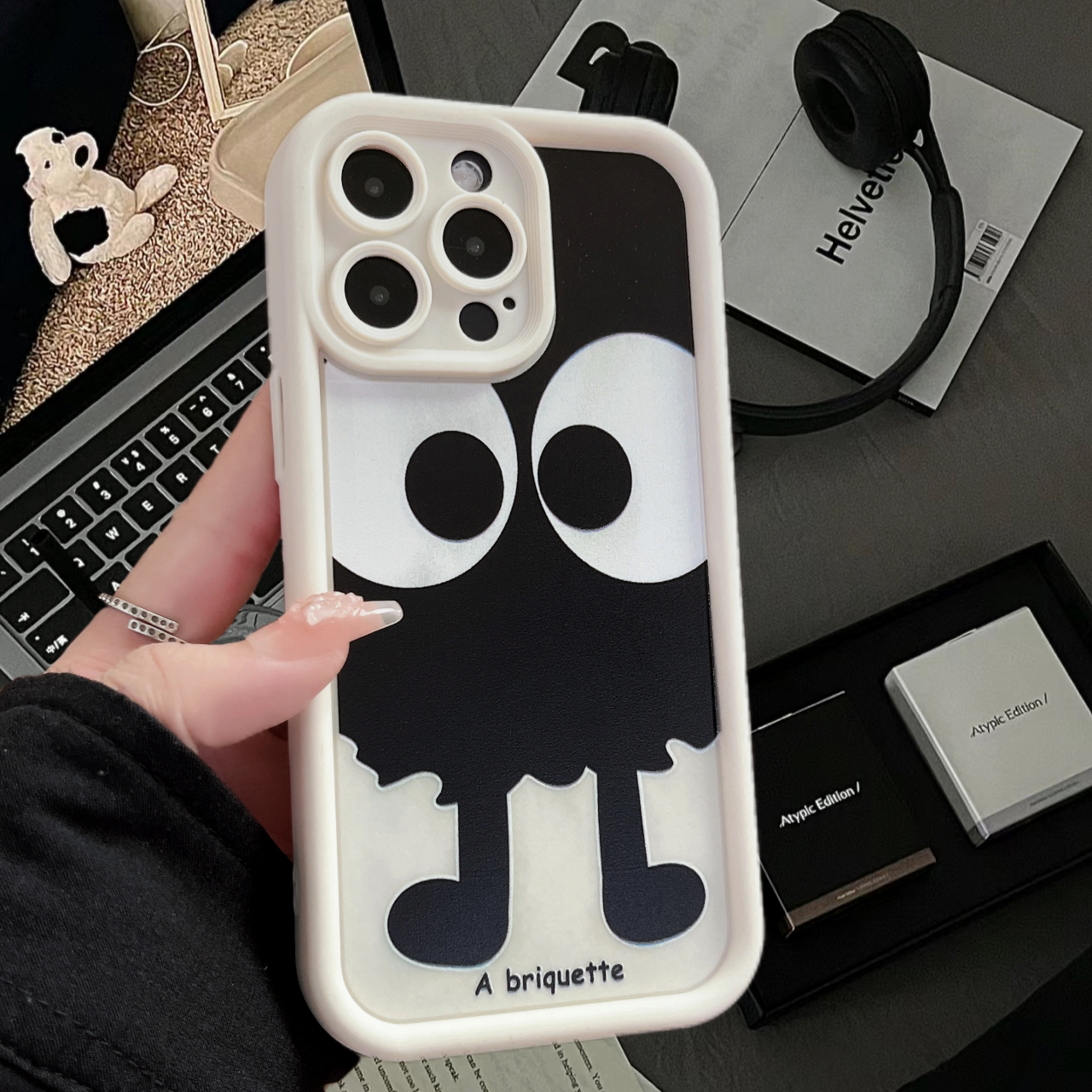 适用苹果17promax硅胶卡通手机壳