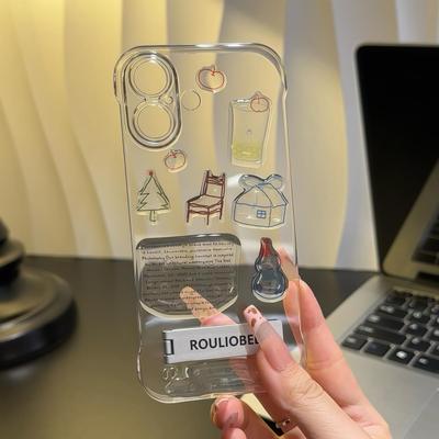 苹果17promax手机壳全包透明耐脏