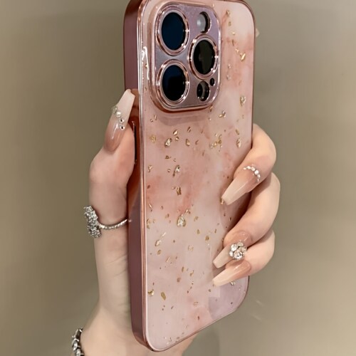 ins高级感晕染适用苹果17promax手机壳新款奢华滴胶iPhone16保护套15全包防摔14网红13超薄plus软壳12女11女E