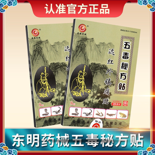 东明药械五毒秘方贴远红外镇痛贴肩周炎颈椎病关节炎腰腿痛膏贴GL