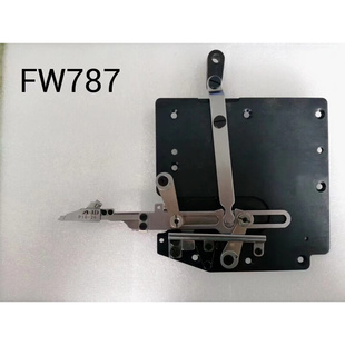星锐冚车小方头自动剪线刀组 星锐FW787绷缝机刀盘组件 台产