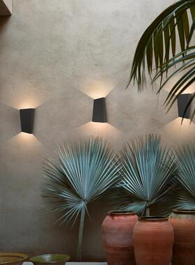 户外现壁灯代约庭院B-05171灯露台花园别墅墙壁置灯布太阳能装简