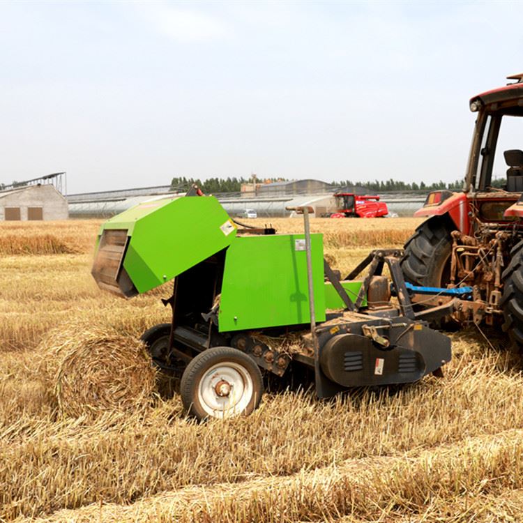 家用小型圆捆机小麦秸秆捡拾打捆机牵引式玉米秸秆打捆机