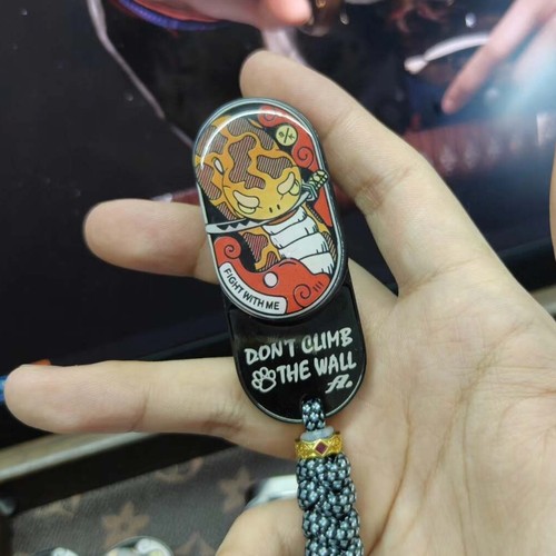 全新彩绘封晶蛇律扶摇密集段落轨道edc解压玩具暴躁兔律动推牌